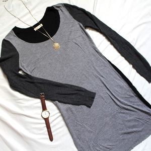 Long sleeve sweater dress